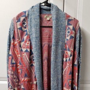Lucky Brand Women's Cardigan Sweater  Size: Medium  Open Front